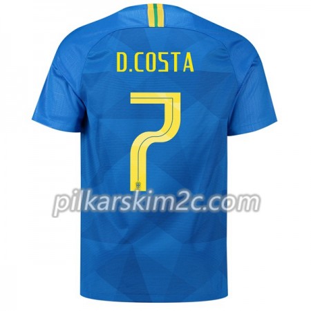 Koszulka Brazylia D.Costa 7 Precz Mistrzostwa Świata 2018 - Koszulki Piłkarskie